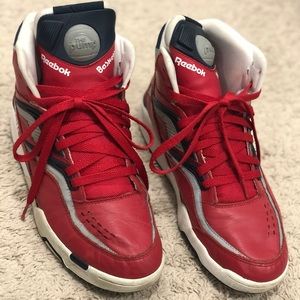 Reebok Twilight Zone Pump Olympic Size 10 Red/Navy